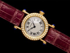 Cartier Diabolo Ladies Round Watch - 18K Gold & Diamonds