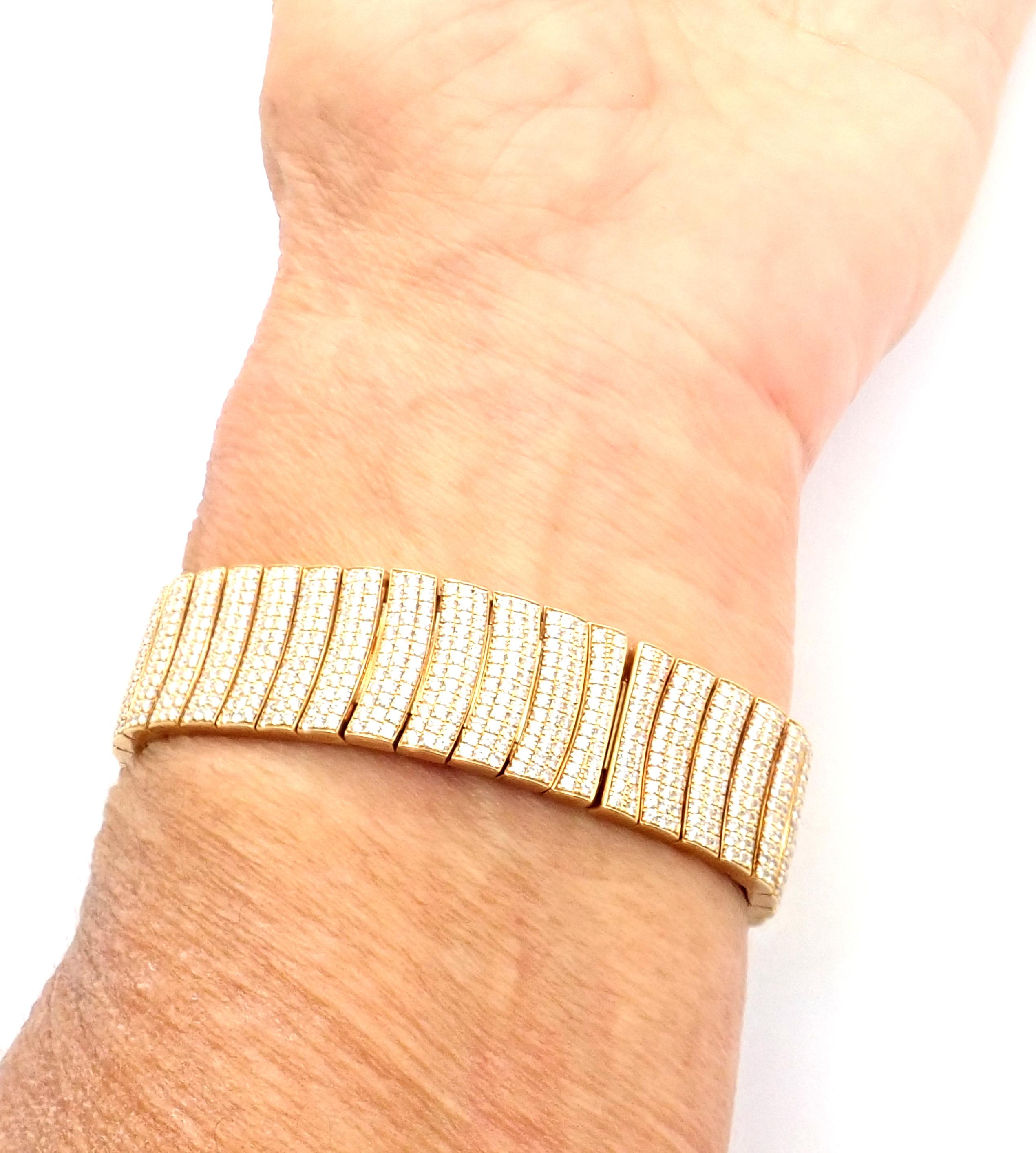 Reloj de pulsera Cartier Diabolo Pave Diamante Oro Amarillo Cuarzo 1450 en venta 7