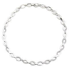 Cartier Diadea Diamonds 18k White Gold Necklace