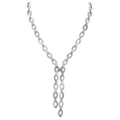 Collana Cartier Diadea Lariat con diamanti in oro bianco 18 carati