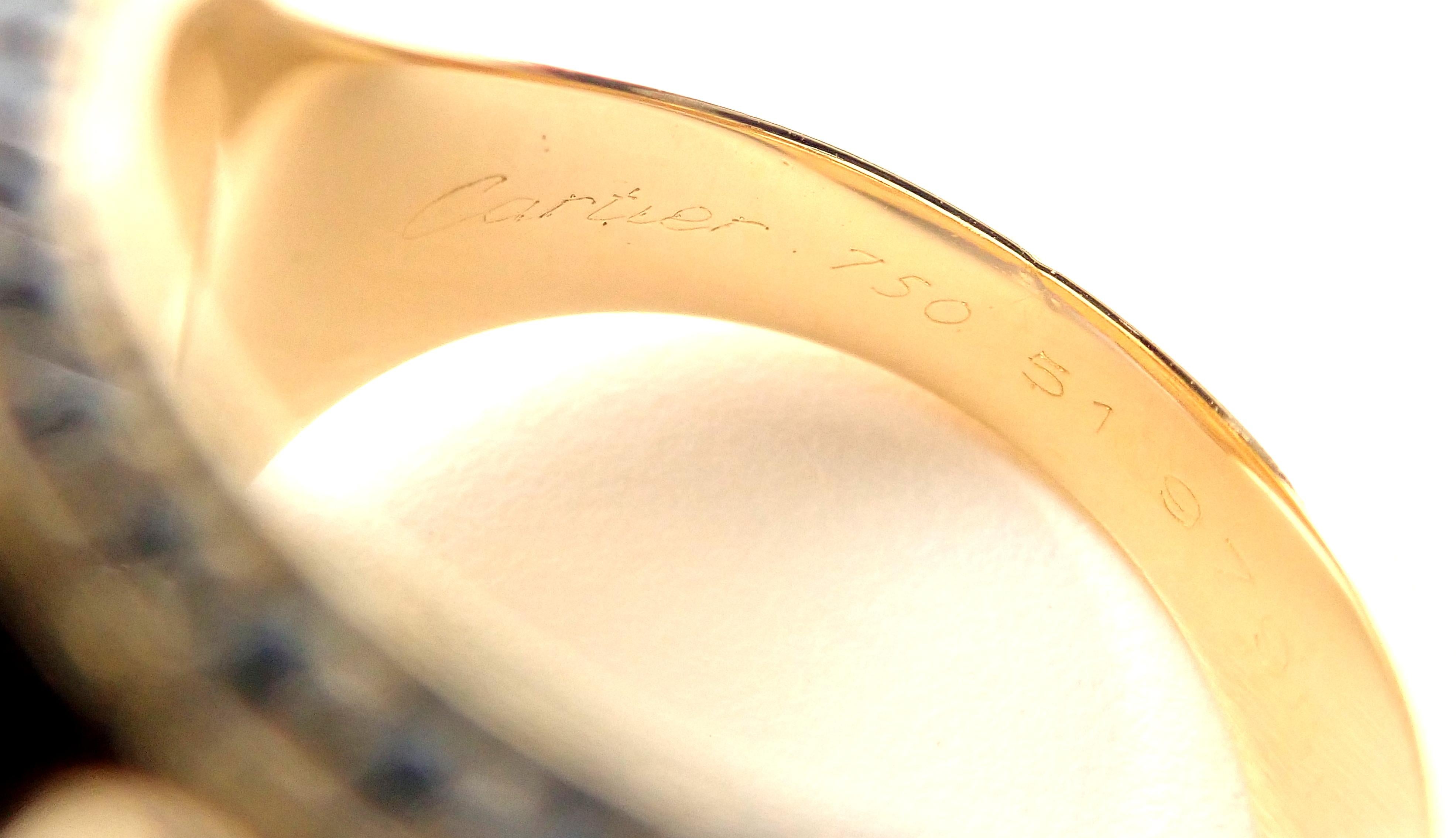 Cartier Diadea Mobile Diamond Yellow Gold Ring 3