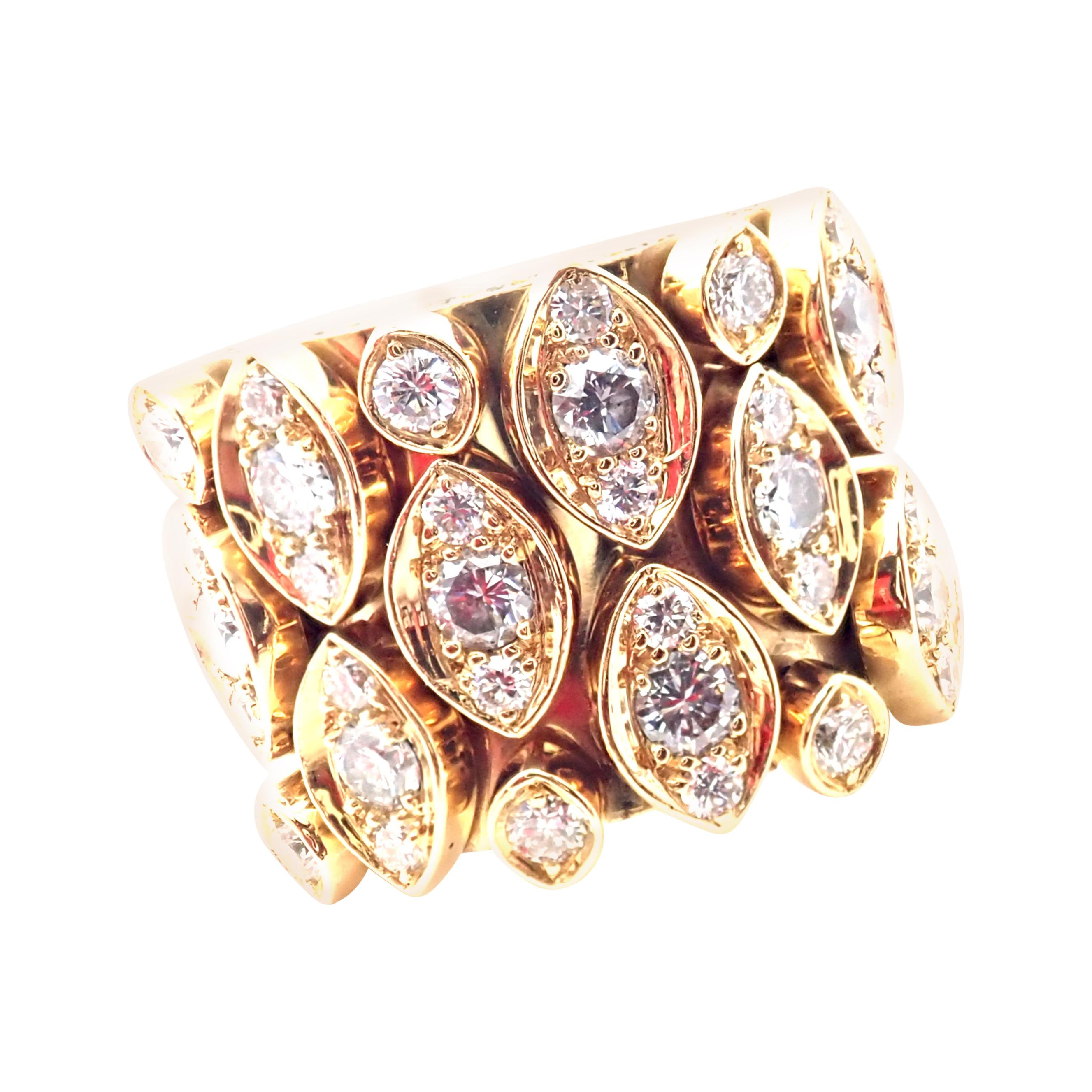 Cartier Diadea Mobile Diamond Yellow Gold Ring