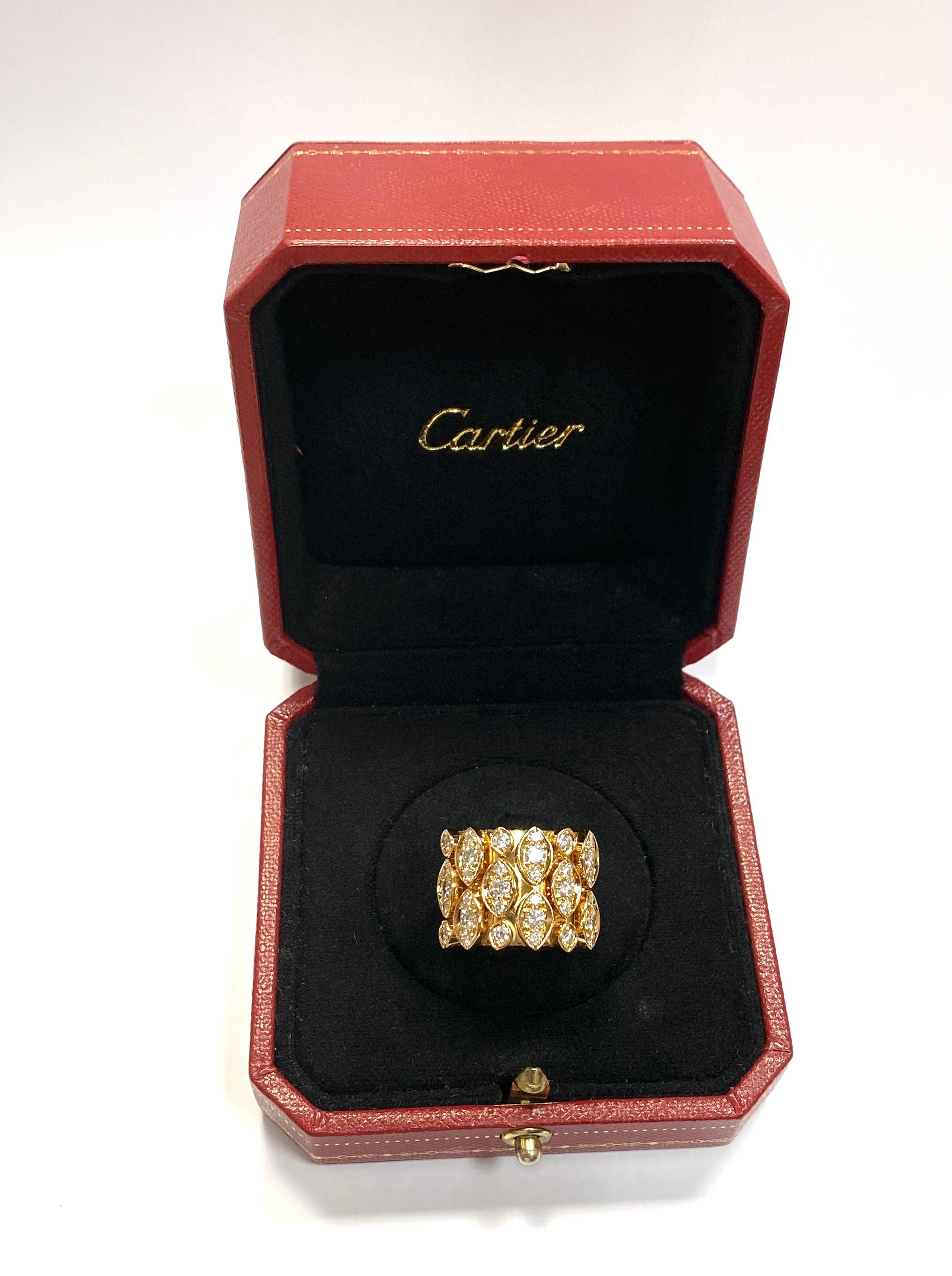 Women's or Men's Cartier Diadea Tremblant Ring