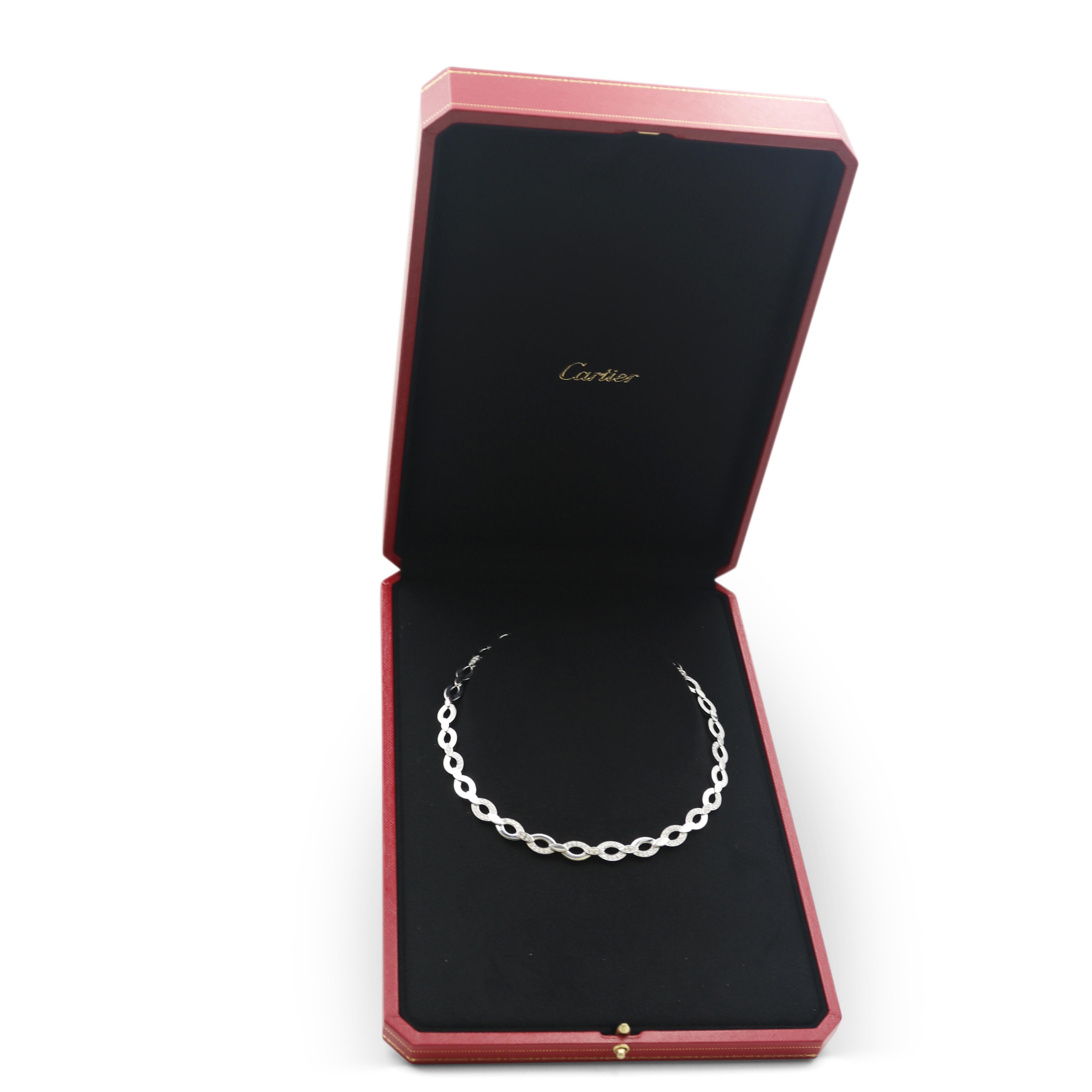 Cartier 'Diadéa' White Gold and Diamond Necklace 2