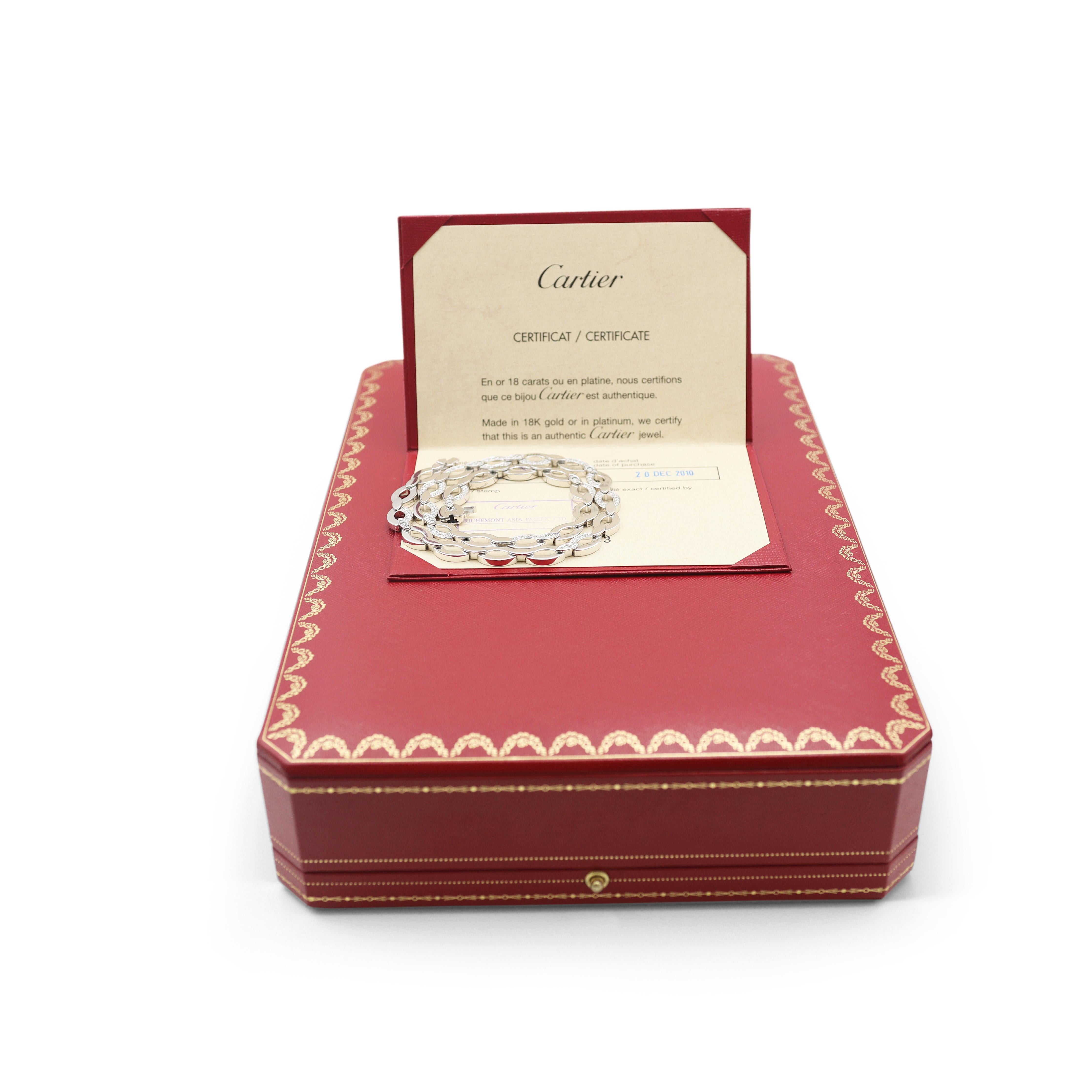 Cartier 'Diadéa' White Gold and Diamond Necklace 3