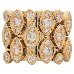 Cartier 'Diadéa' Yellow Gold and Diamond Ring