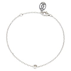 Cartier Diamant Legers Diamond 18k White Gold Small Model Bracelet
