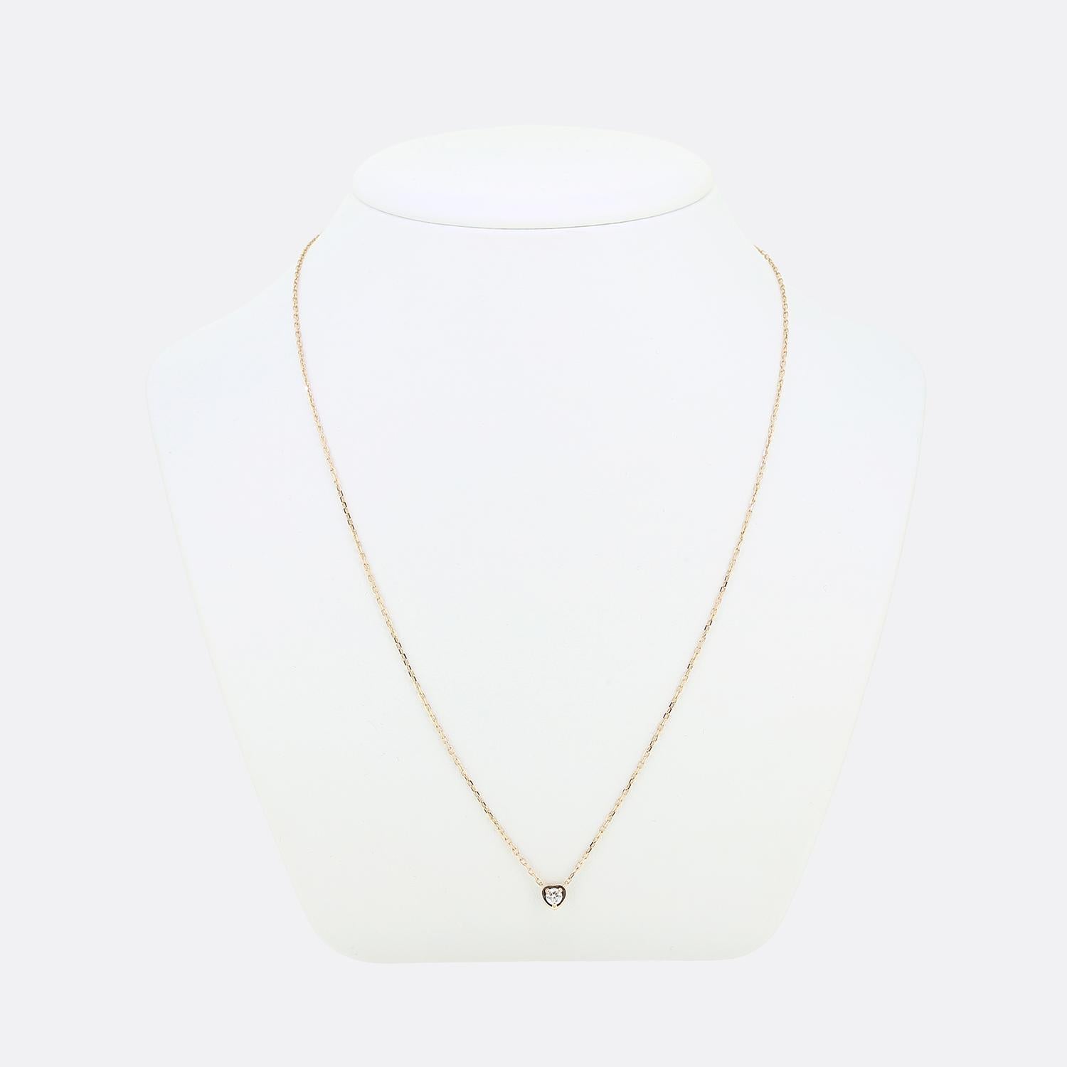Japan Used Necklace] Cartier Diamant Leger Necklace Lm B7215600 750 K18Pg  Women | eBay