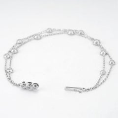 Cartier Diamants Legers 18 Karat White Gold and Diamonds Bracelet