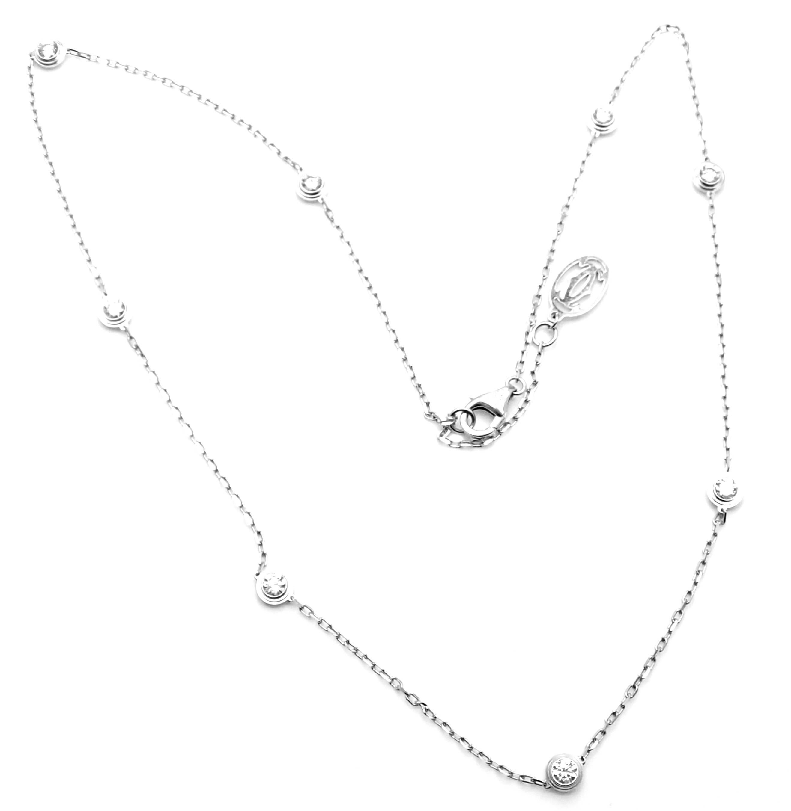 cartier diamant leger necklace