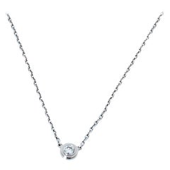 Cartier Diamants Légers Diamond 18K White Gold Necklace XS