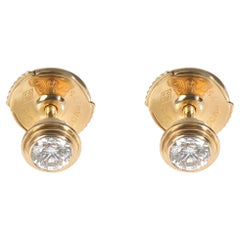 Cartier Diamants Légers Diamond Stud Earrings in 18k Yellow Gold 0.26 CTW