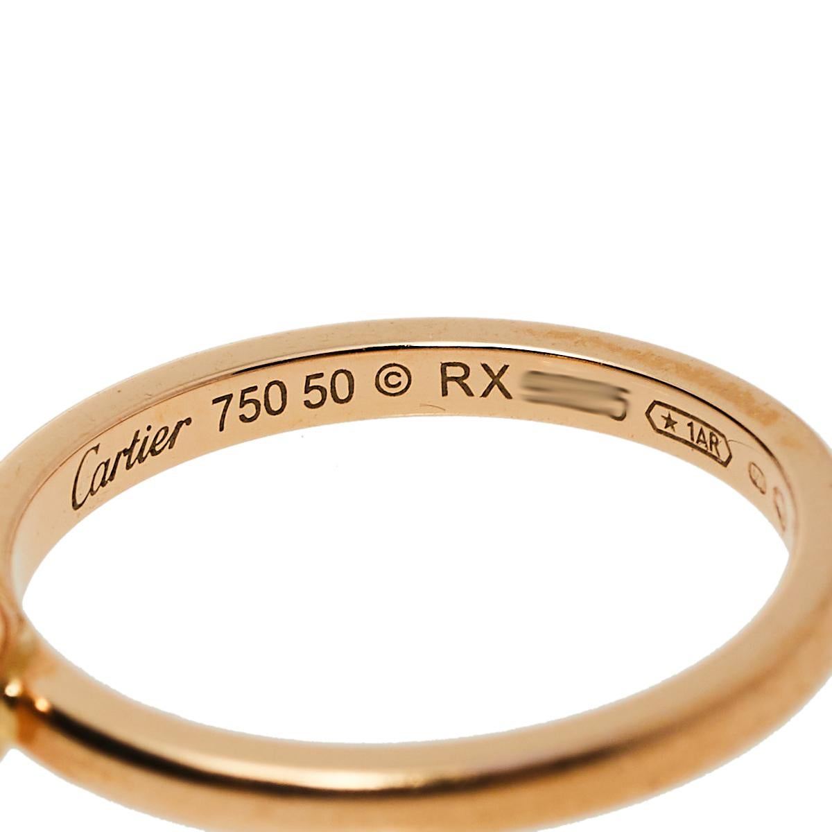 size 50 cartier ring