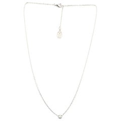 Cartier Diamants Legers Necklace 18 Karat White Gold with Diamond Small