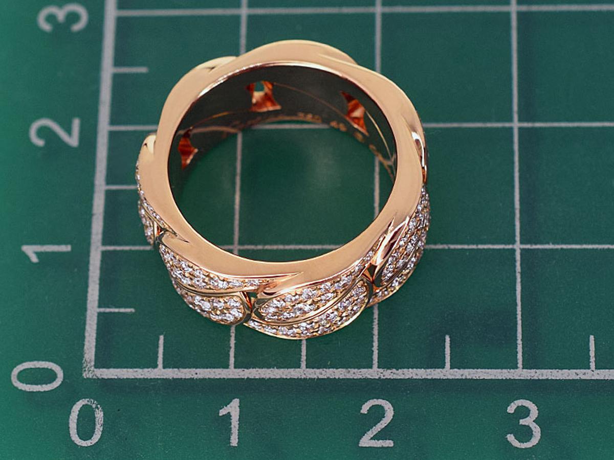 Cartier Diamond 18 Karat Pink Gold La Dona Ring 2