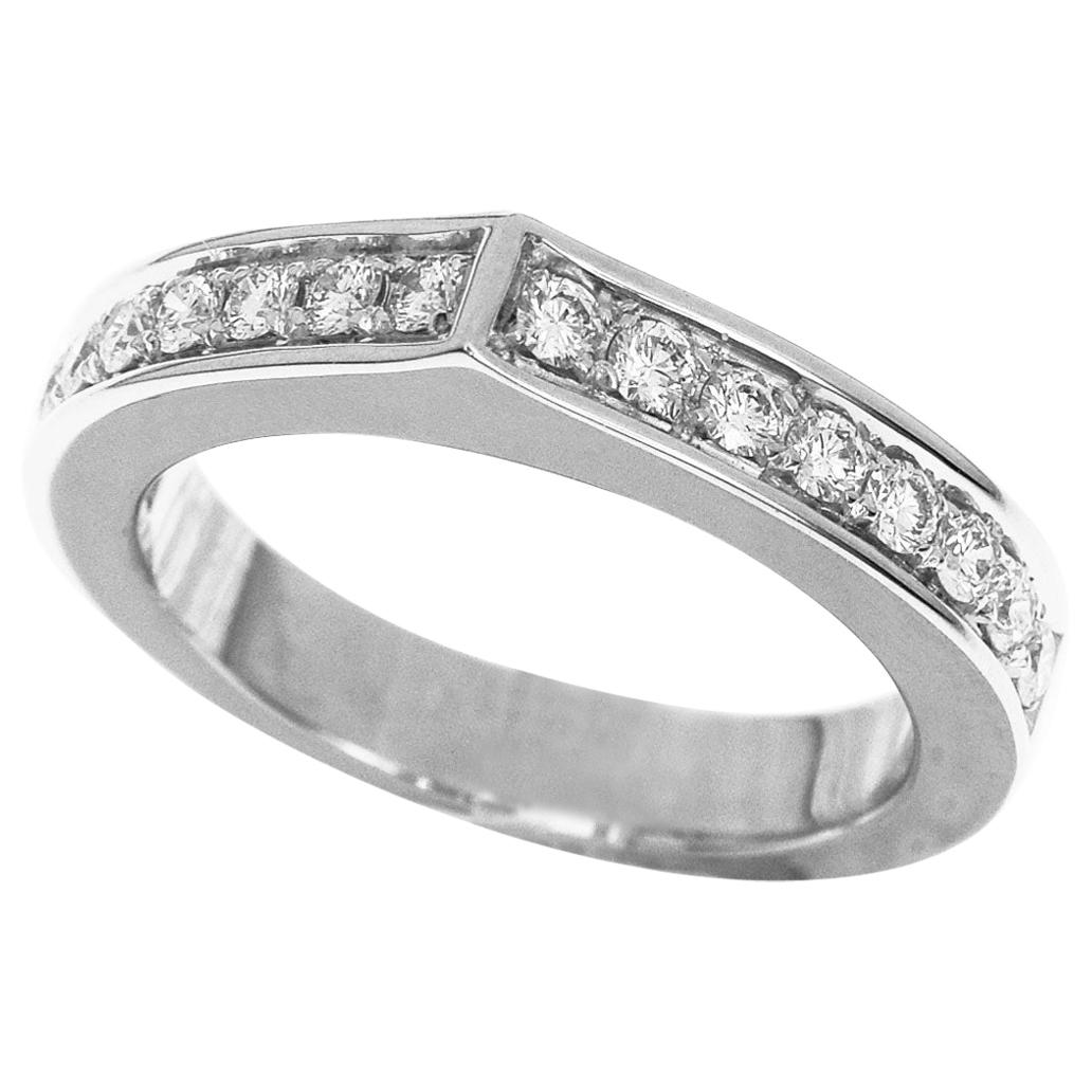Cartier Sapphire Diamond 18 Karat White Gold Mimi Star Ring at 1stDibs