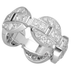 Cartier Himalia Diamond 18 Karat White Gold Ring US 4