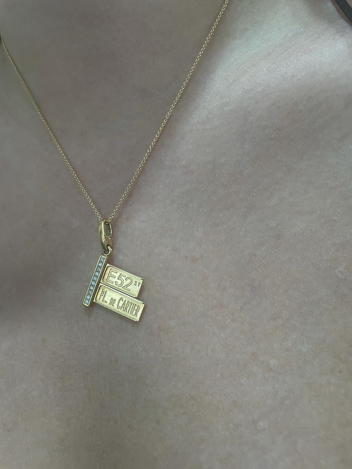 Cartier Diamant 18 Karat Gelbgold E52 St Place De Cartier Charme 2