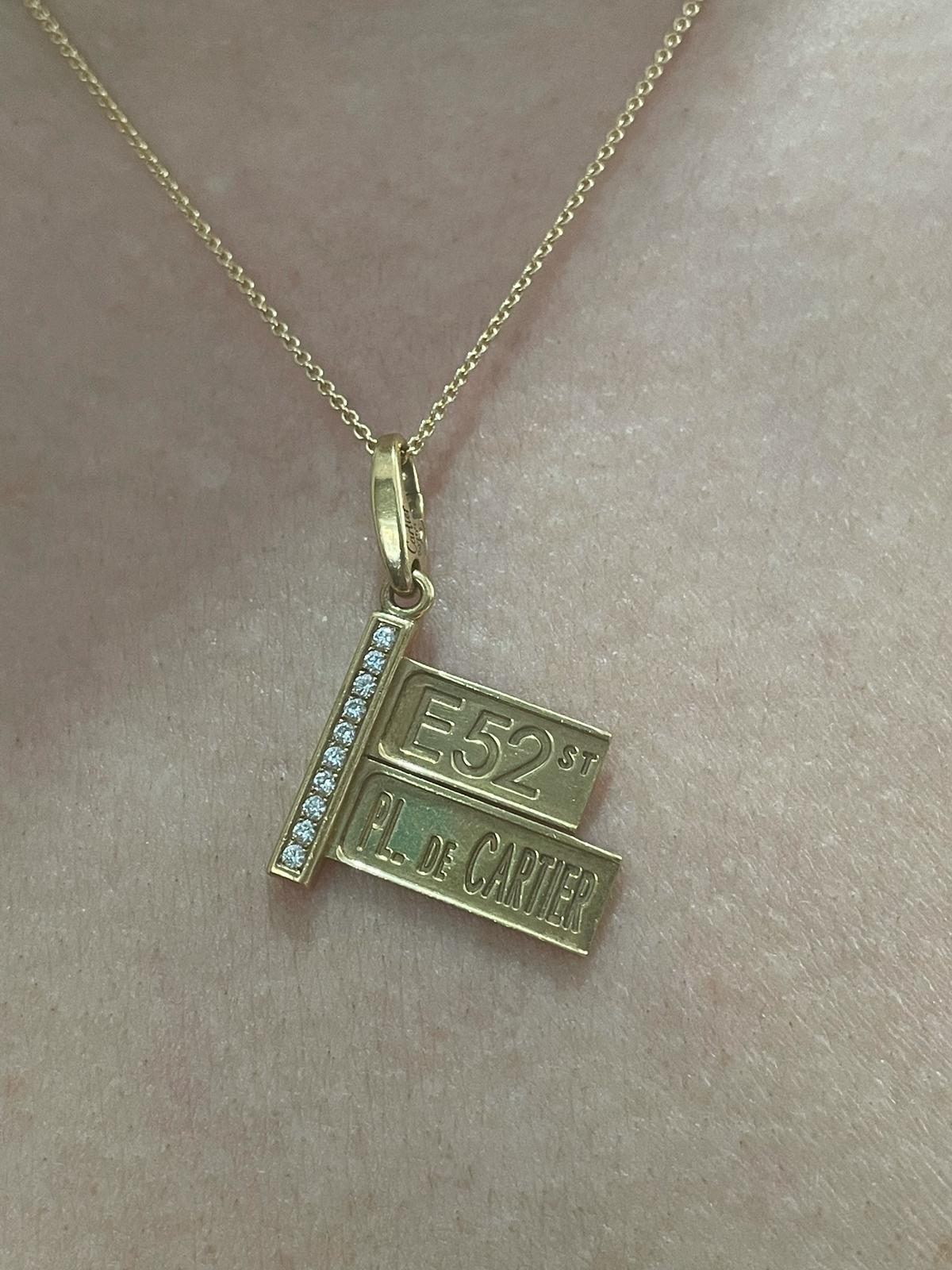 Cartier Diamant 18 Karat Gelbgold E52 St Place De Cartier Charme 3