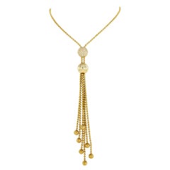 Cartier Diamond 18 Karat Yellow Gold Necklace