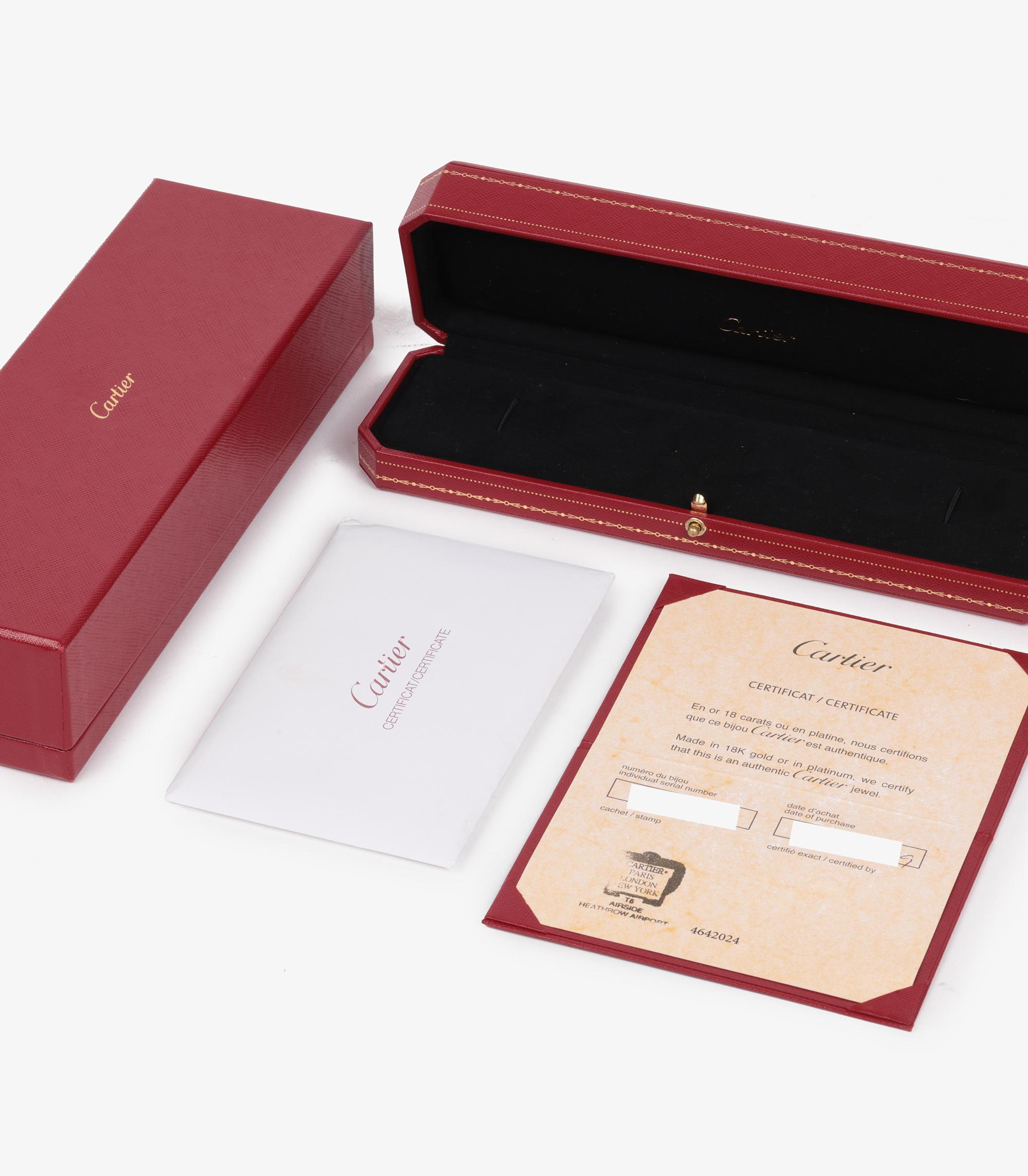 Cartier Diamond 18ct White Gold D'Amour Bracelet

Brand- Cartier
Model- D'Amour Bracelet
Product Type- Bracelet
Serial Number- GY****
Age- Circa 2019
Accompanied By- Cartier Box, Certificate, Receipt
Material(s)- 18ct White Gold
Gemstone-