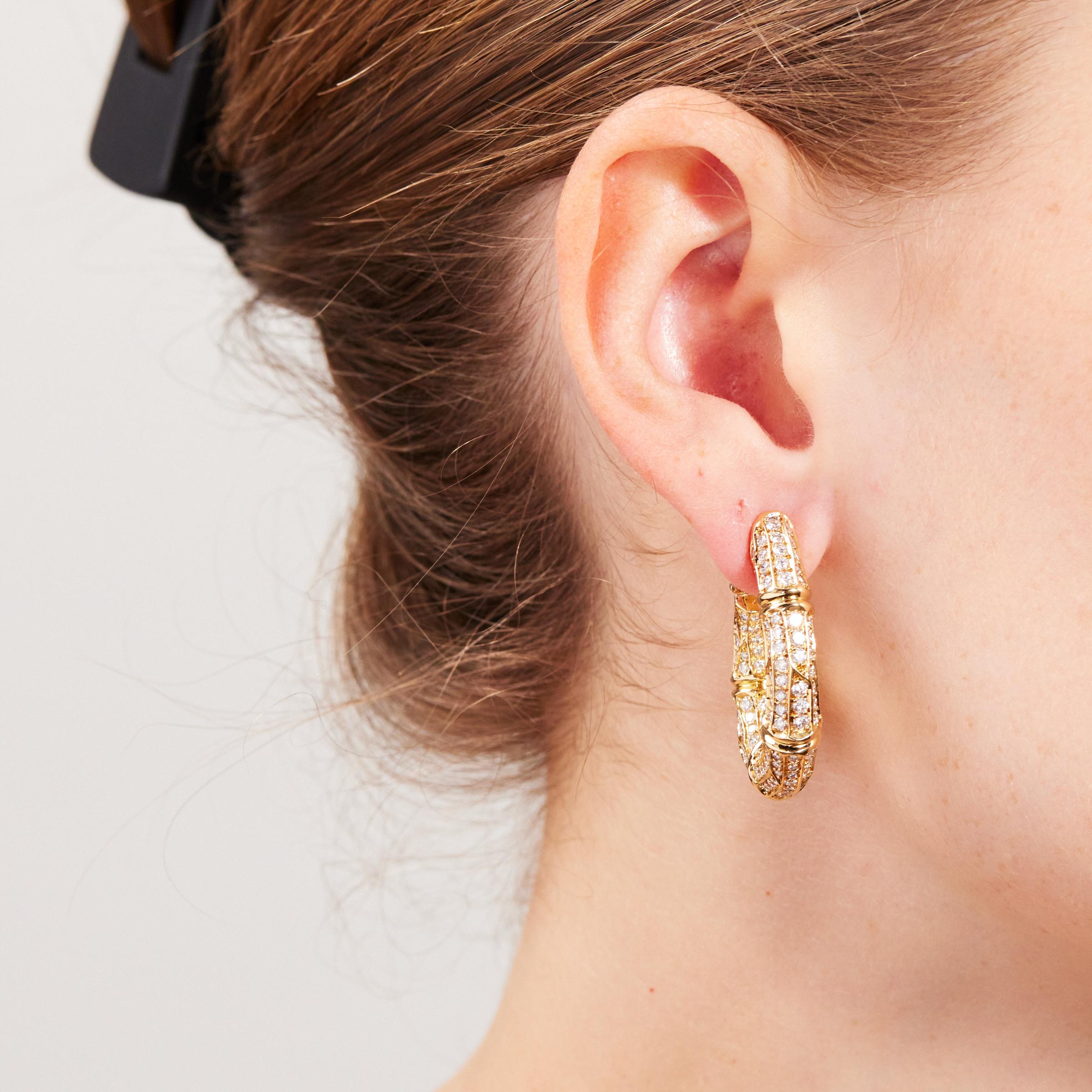 cartier bamboo earrings