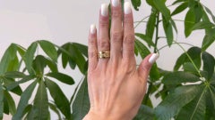 Cartier Maillon Panthere-Ring, Diamant 18 Karat Gelbgold