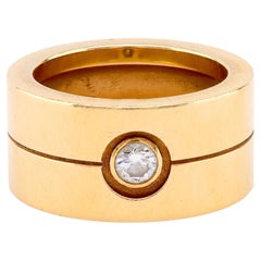 Cartier Diamante Oro Amarillo 18K Anillo Ancho Amor