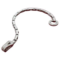 Cartier Diamond Agrafe Bracelet In White Gold Rare Cartier Jewellery