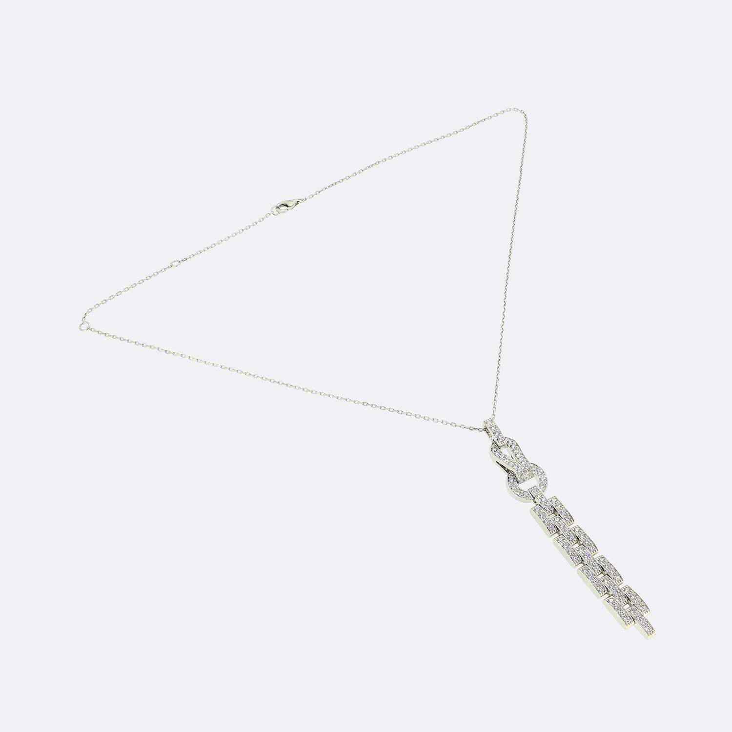 Collana Cartier Diamond Agrafe In condizioni buone in vendita a London, GB