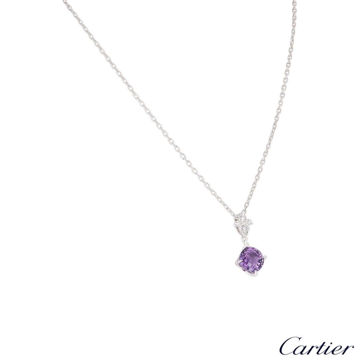 cartier amethyst necklace