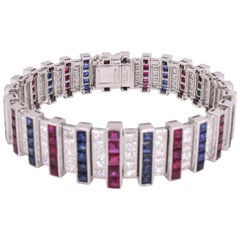 Cartier Diamond and Gemstone Bracelet