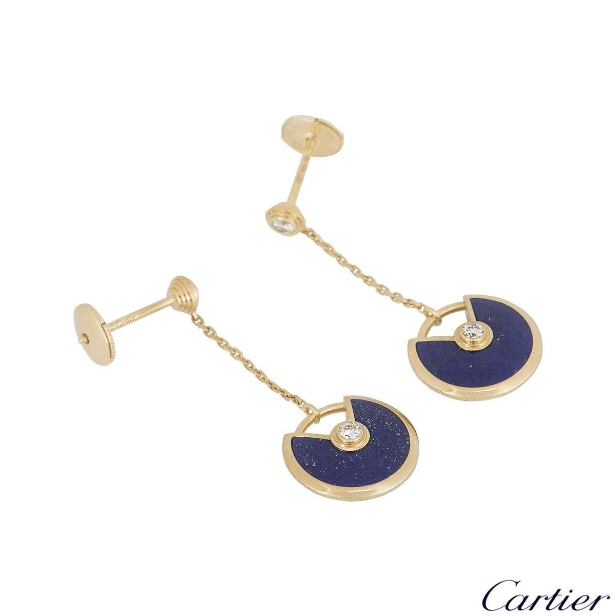 cartier amulette earrings