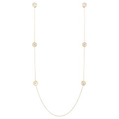 Cartier Diamond and Mother of Pearl Amulette de Cartier Necklace