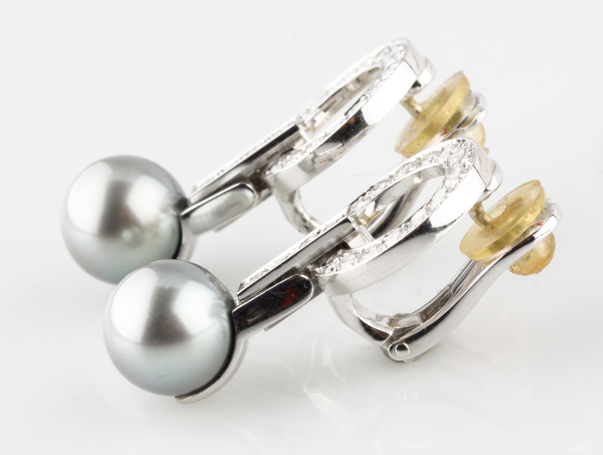 pearl earrings cartier