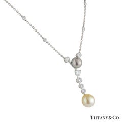 Cartier Diamond and Pearl Calin Necklace 2.61 Carat