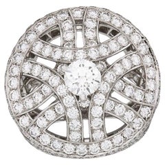 Cartier Diamond and Platinum Ring