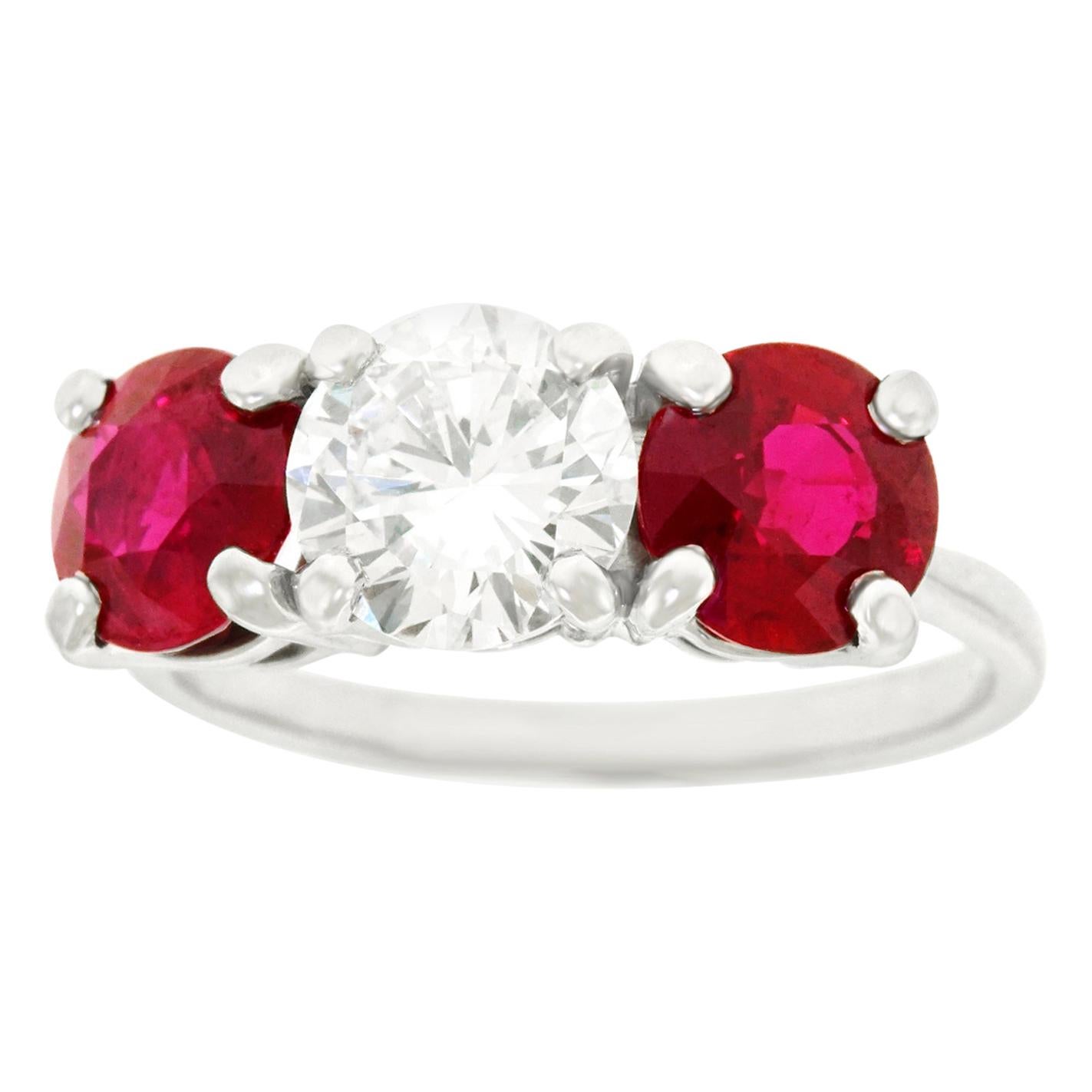 cartier ruby engagement rings