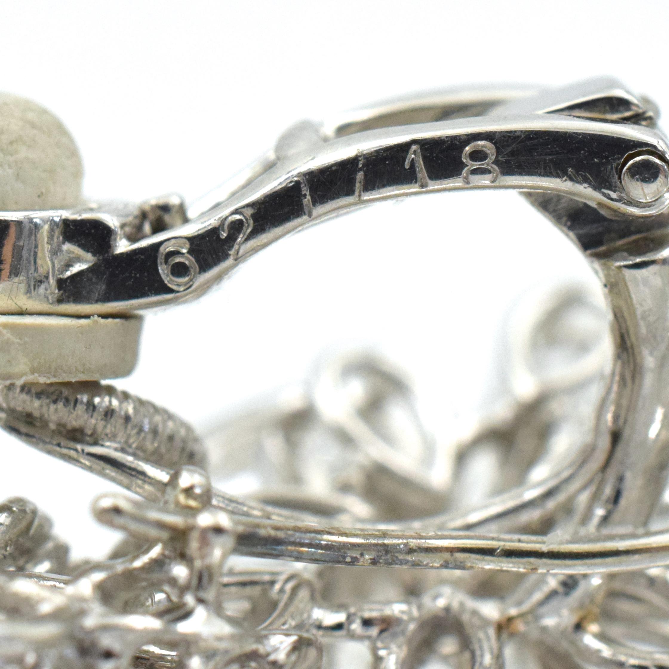 Women's Cartier Diamond and South Sea Pearl Pendant-Earclip Earrings