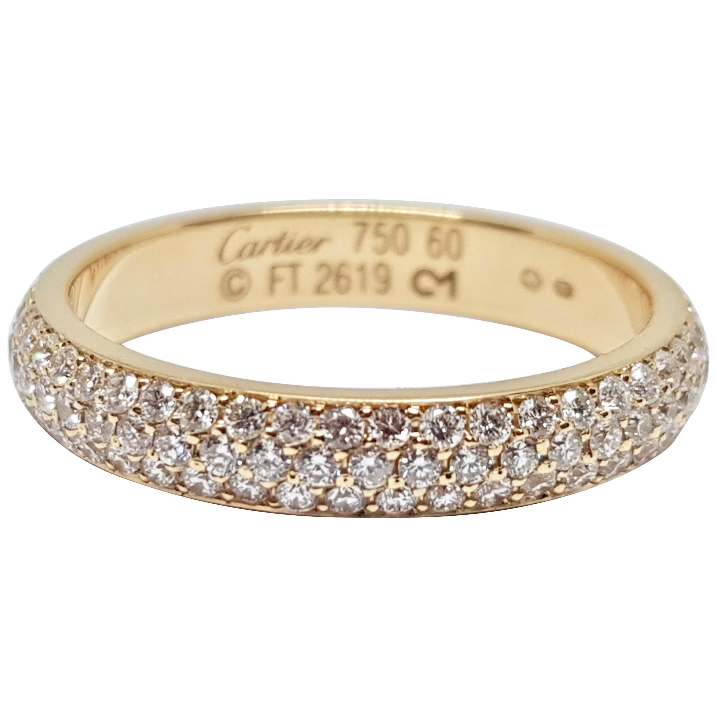 Cartier Wedding Rings 89 For Sale at 1stDibs