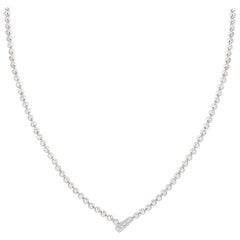 Cartier Diamond Beaded Chocker Necklace
