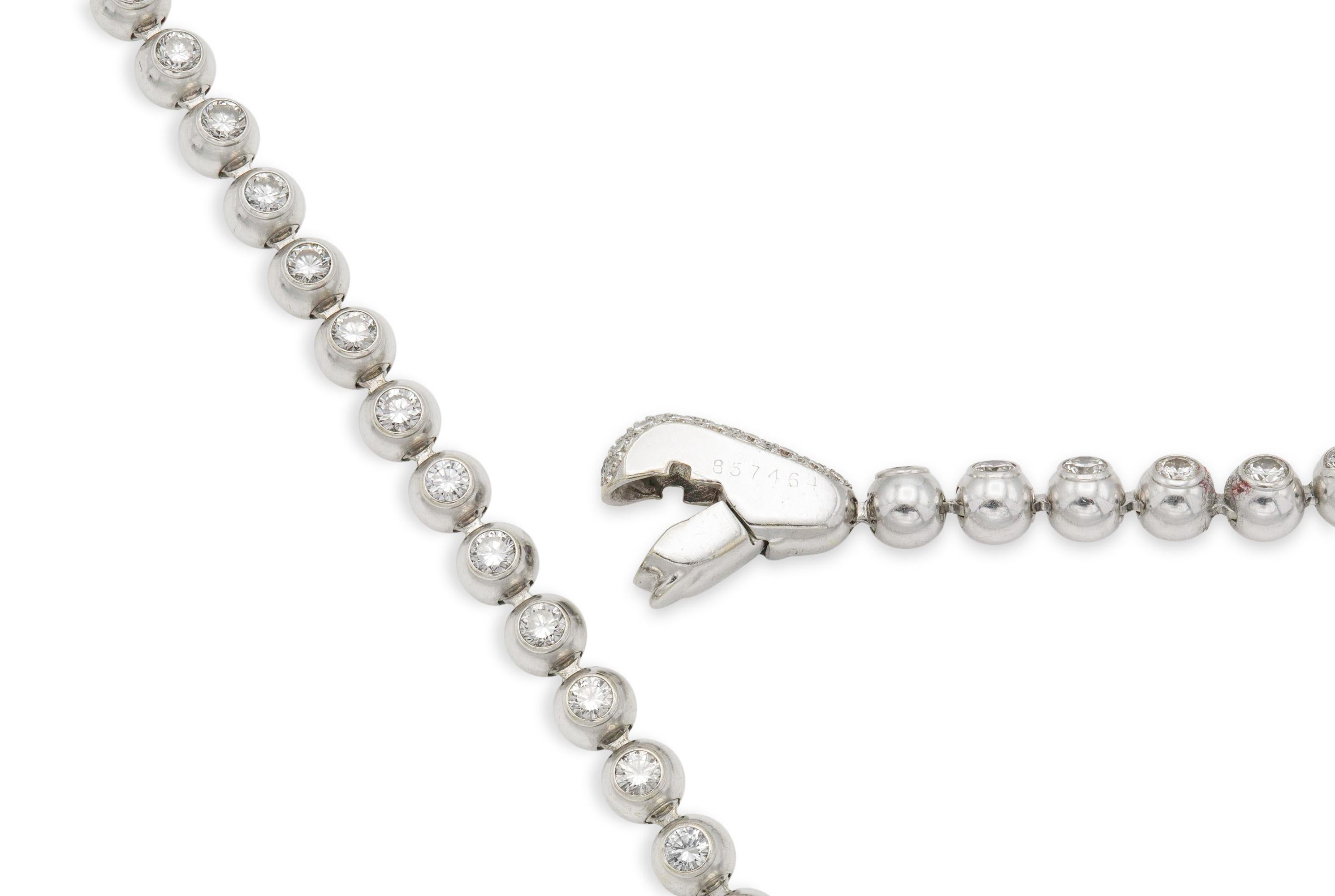 Cartier Diamant-Perlen-Halskette 
