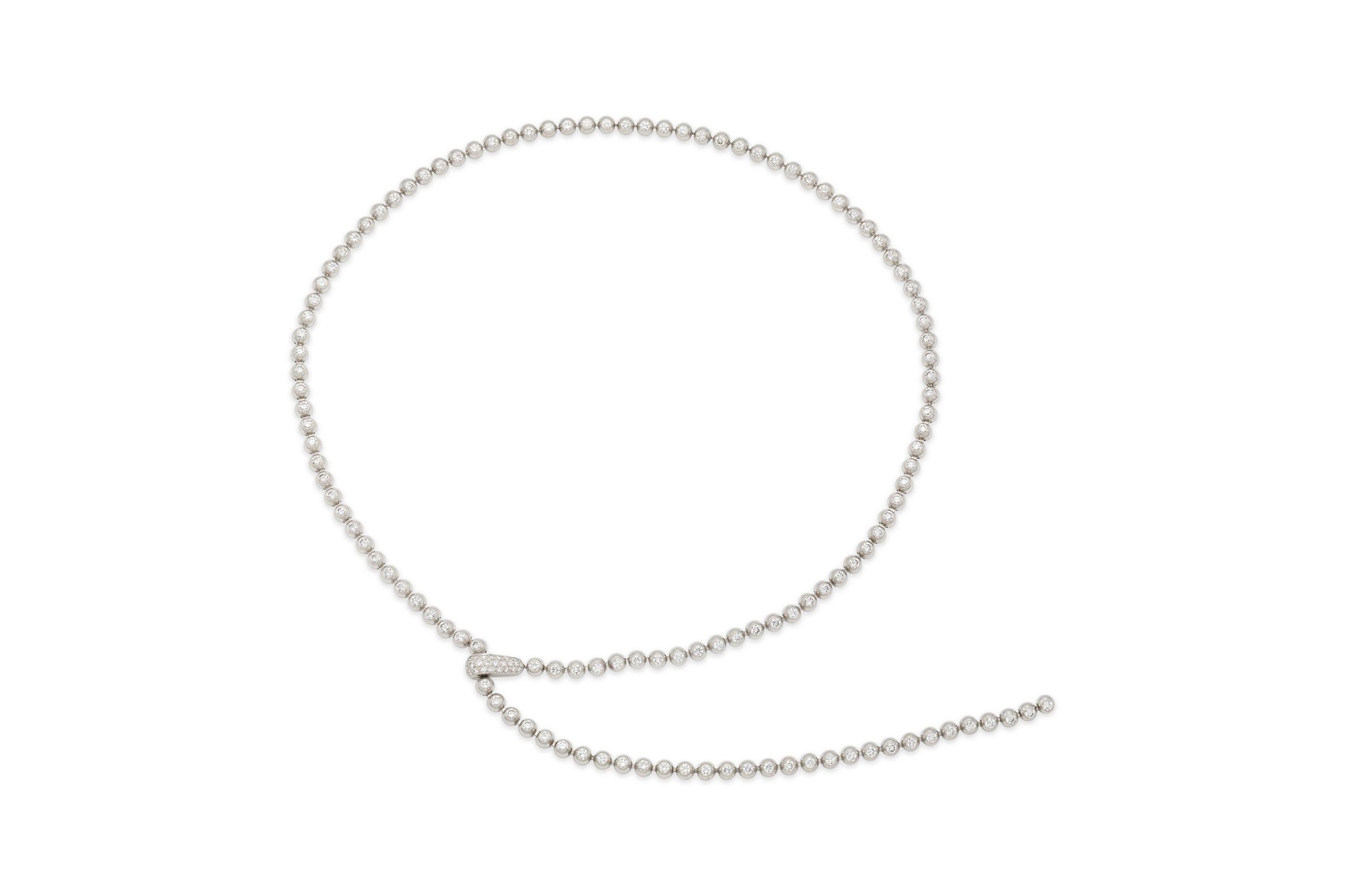 Cartier Diamant-Perlen-Halskette 