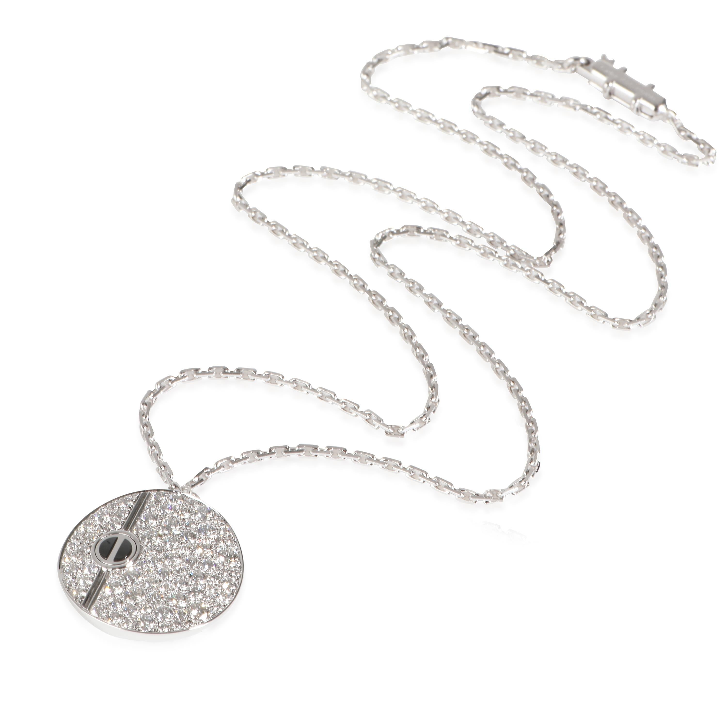 Cartier Diamond & Black Ceramic Love Pendant (White Gold)

PRIMARY DETAILS
SKU: 142896
Listing Title: Cartier Diamond & Black Ceramic Love Pendant (White Gold)
Condition Description: Cartier's Love collection is the epitome of iconic, from the