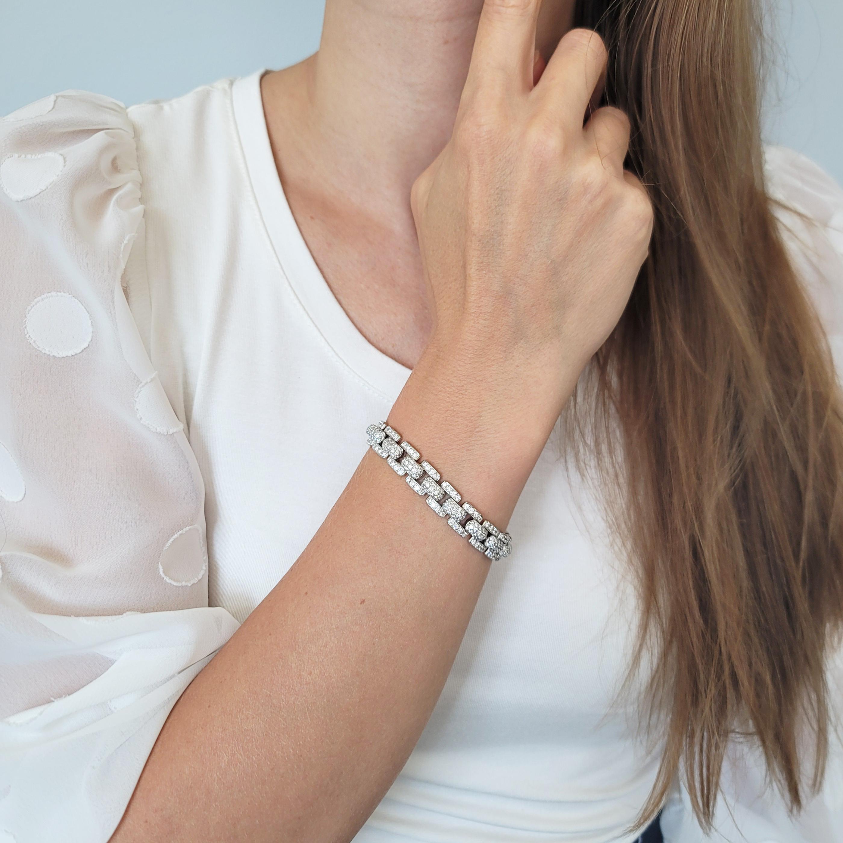Artiste Cartier - Diamants  Bracelet en ornements