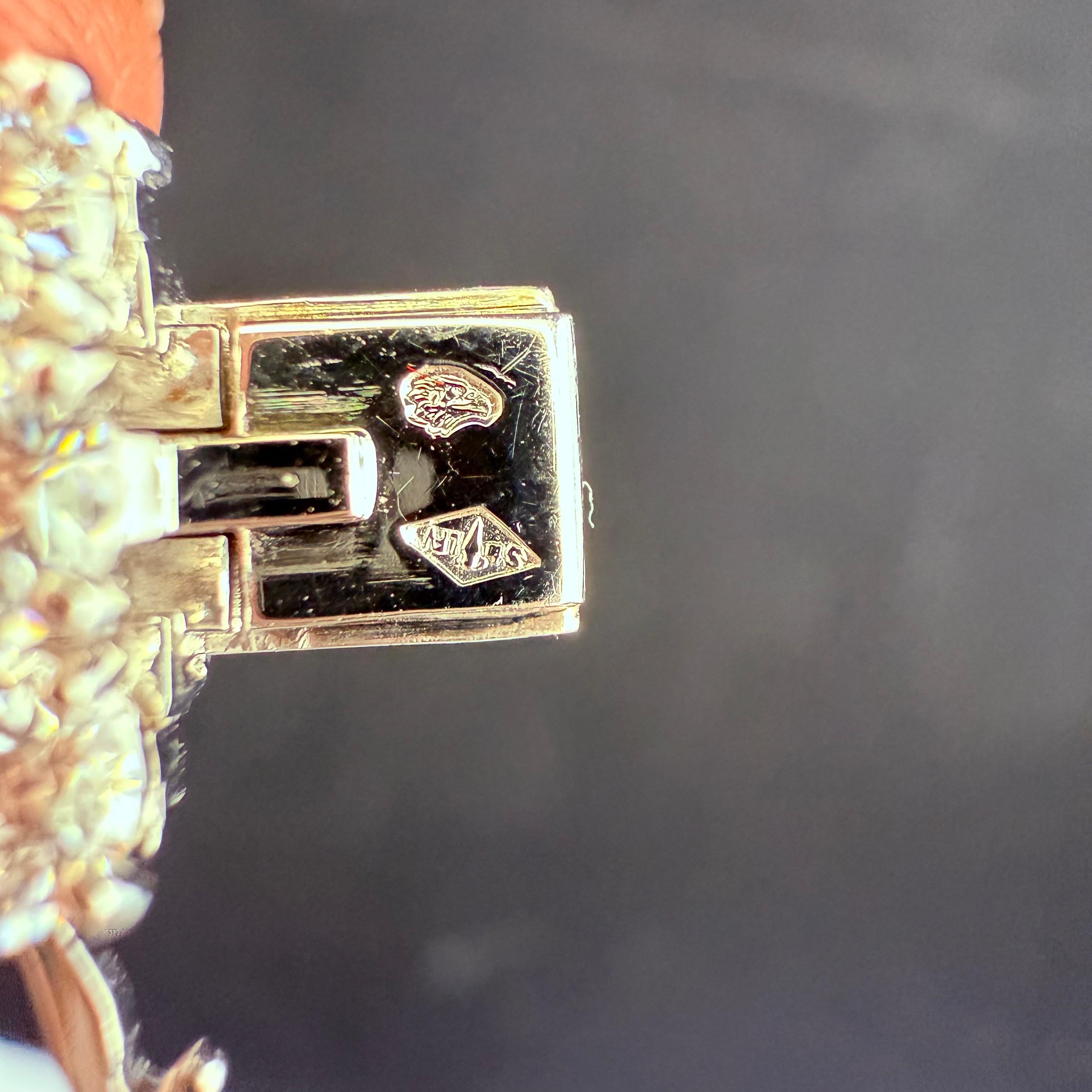 Cartier Paris , Circa 1990 Flexible Diamond Bracelet For Sale 6