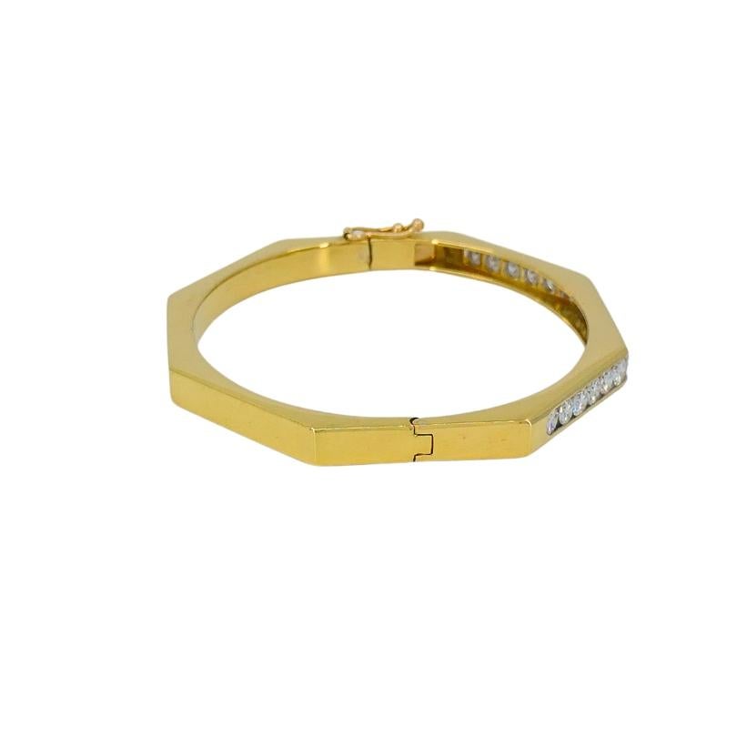 Cartier Bracelet vintage de forme octogonale Excellent état - En vente à Beverly Hills, CA