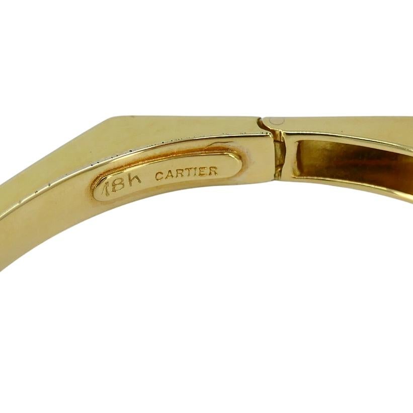Cartier Bracelet vintage de forme octogonale Pour femmes en vente