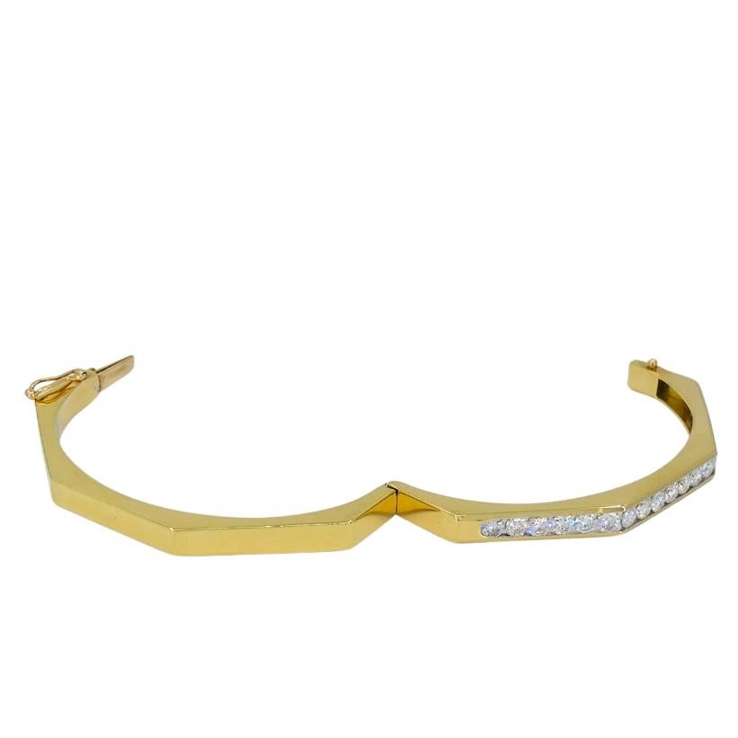 Cartier Bracelet vintage de forme octogonale en vente 1