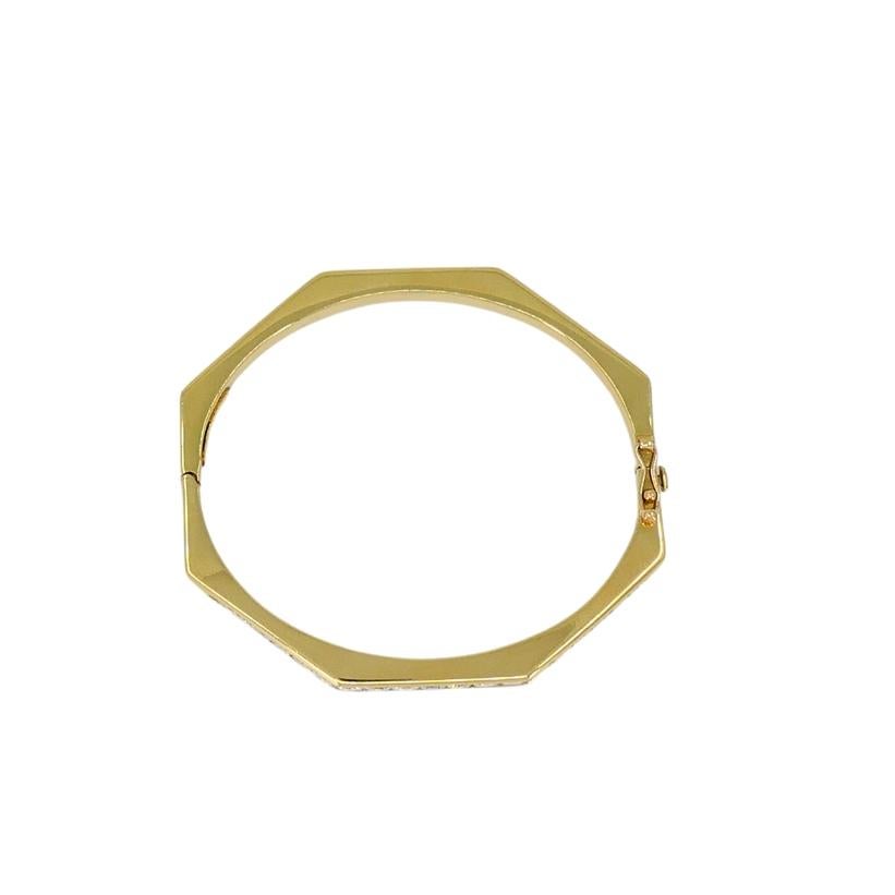 Cartier Bracelet vintage de forme octogonale en vente 2